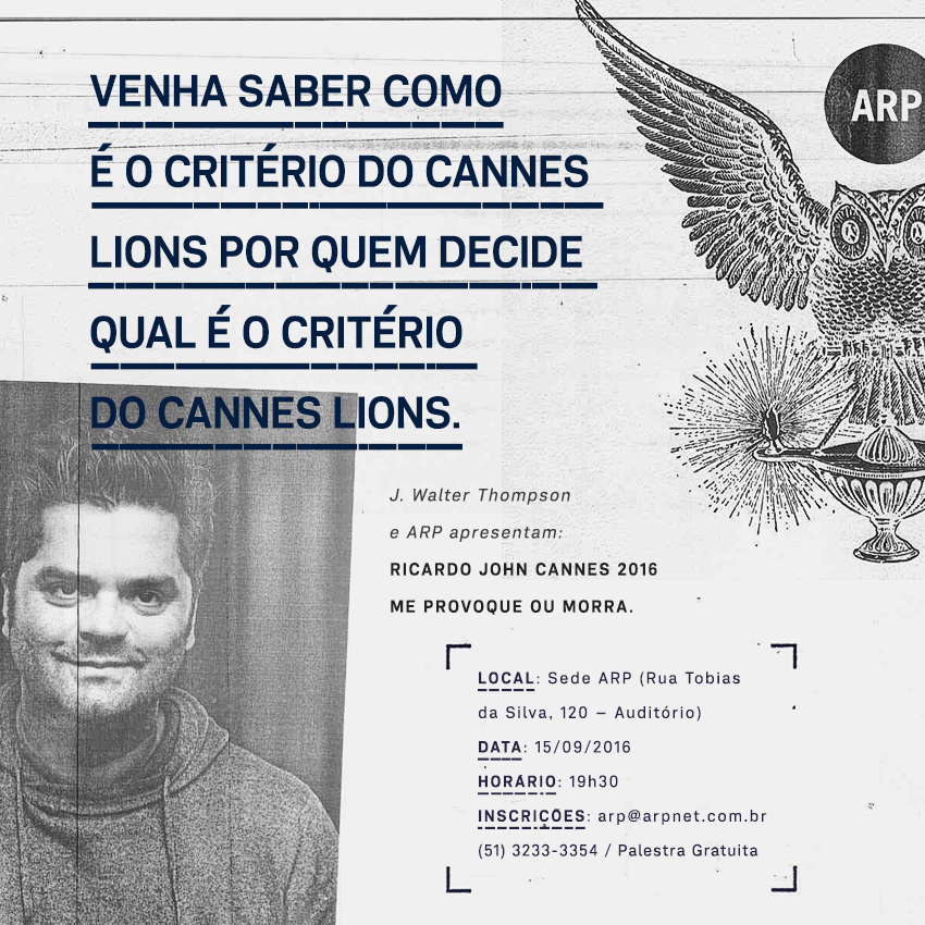 Presidente de júri em Cannes, Ricardo John fala ao mercado  gaúcho sobre como o entretenimento tomou conta da propaganda