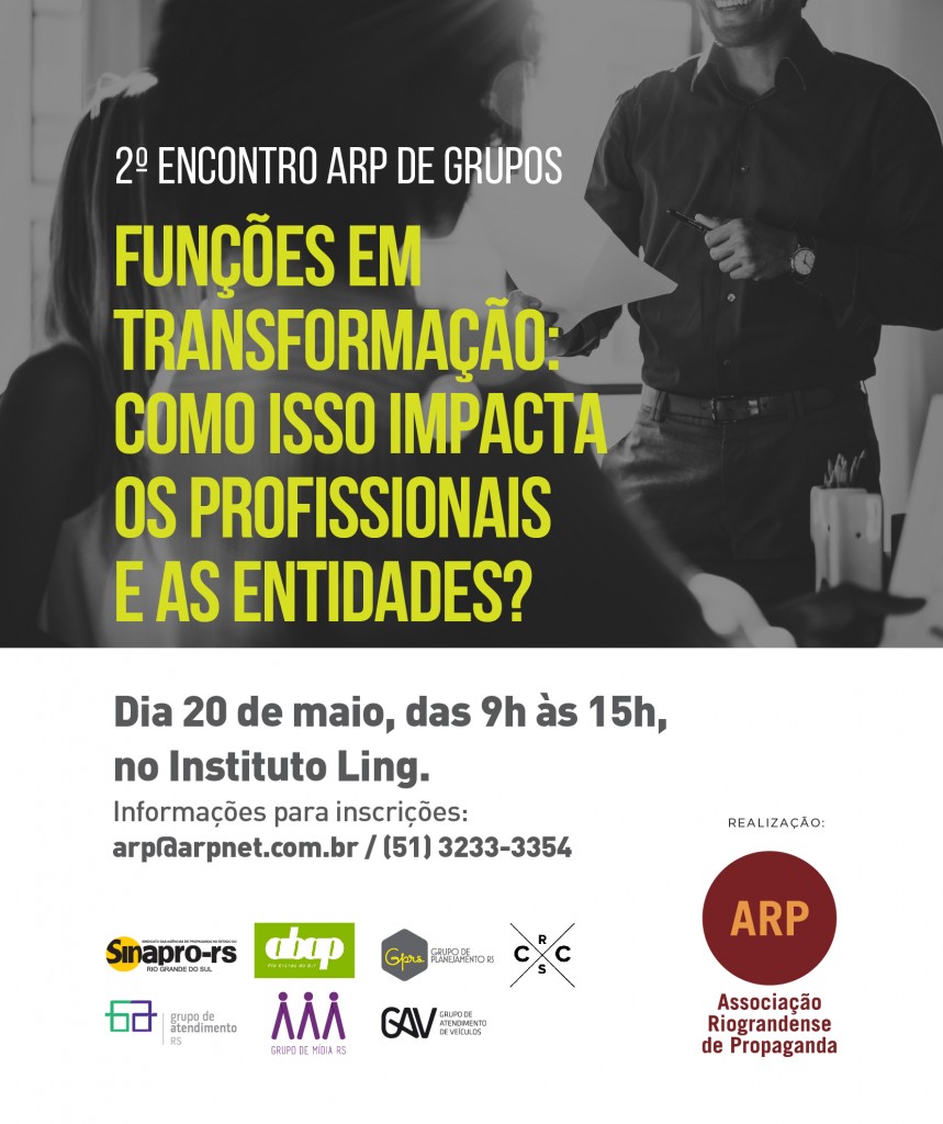 ARP promove em maio o 2º Encontro ARP de Grupos, no Instituto Ling