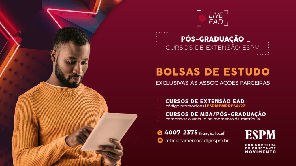 Descontos exclusivos em cursos da ESPM para sócios ARP