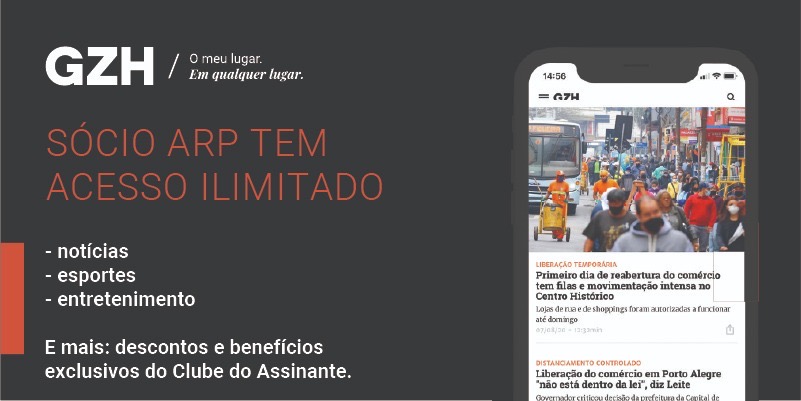 Sócios da ARP terão acesso à plataforma GZH e Clube do Assinante do Grupo RBS