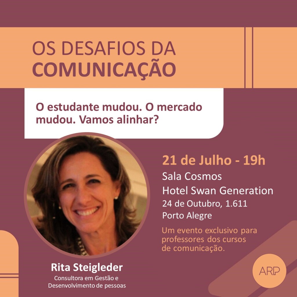 Conexão com Academia: ARP promove evento exclusivo para professores