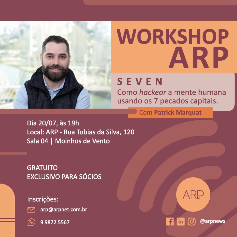 Com curadoria da Share, 2º Workshop ARP ensina a mapear emoções e comunicar melhor!