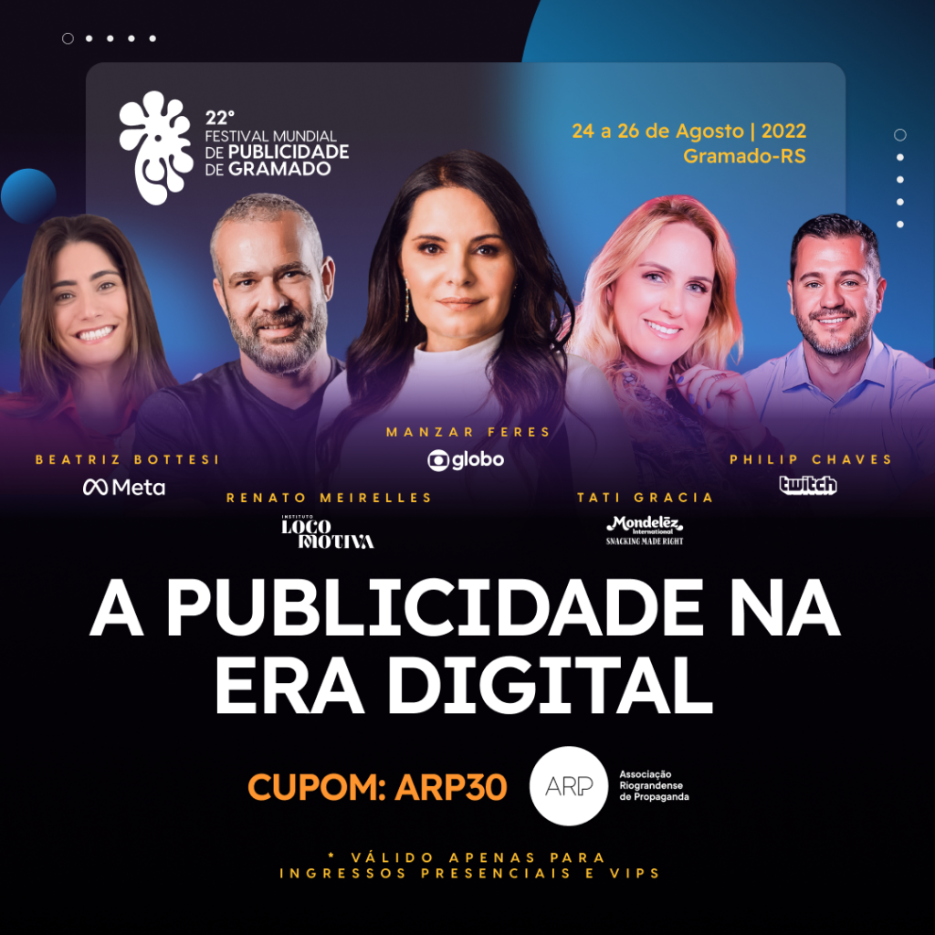 ARP é apoiadora do Festival Mundial de Publicidade de Gramado