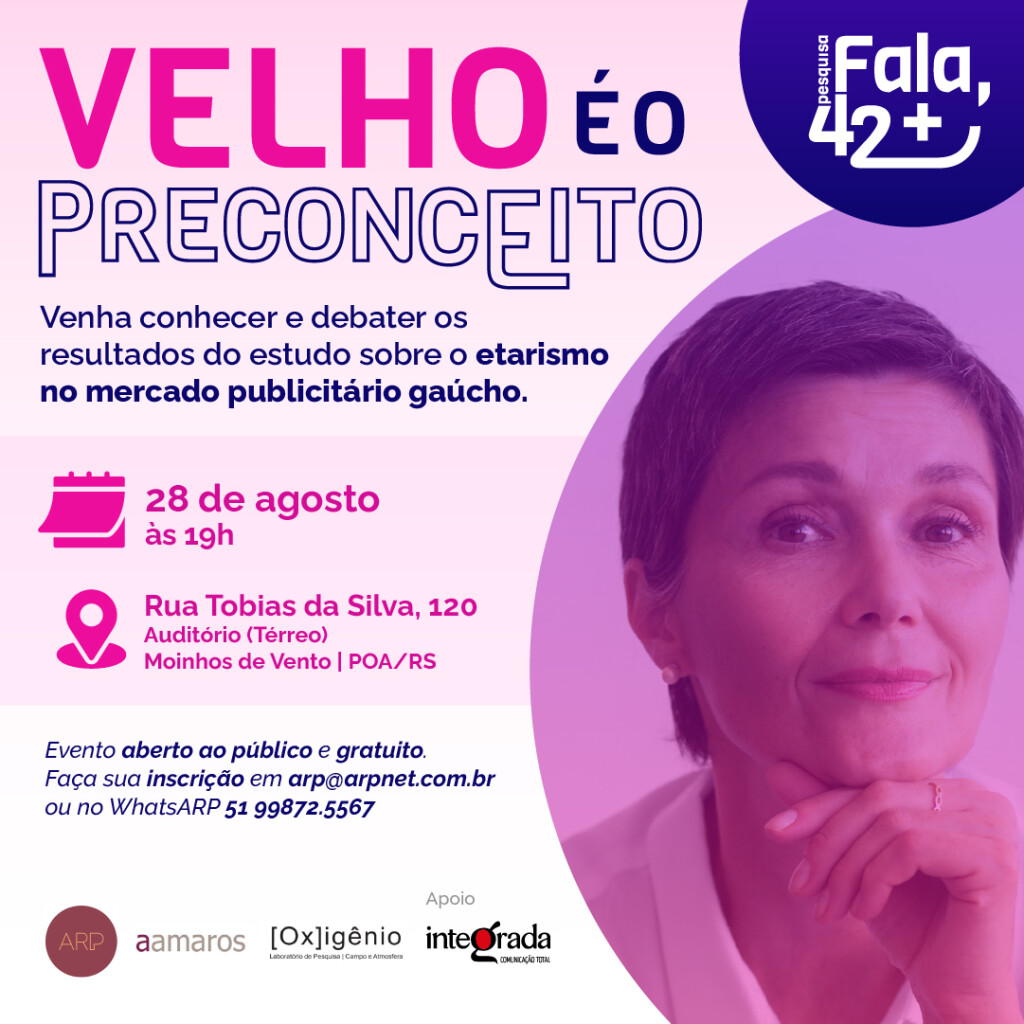 Pesquisa revela que maioria dos publicitários com mais de 42 anos já sofreu etarismo
