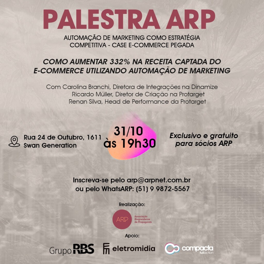 Confira mais um case de sucesso em palestra da ARP!