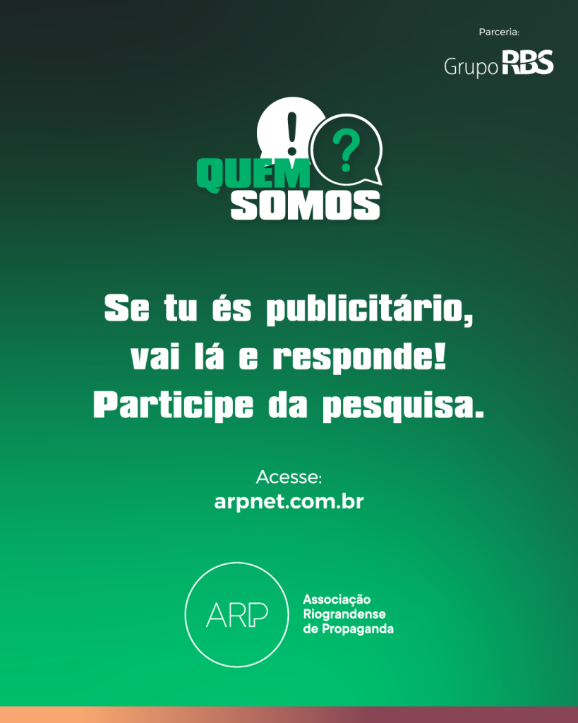 ARP realiza mapeamento de perfil dos profissionais gaúchos na propaganda