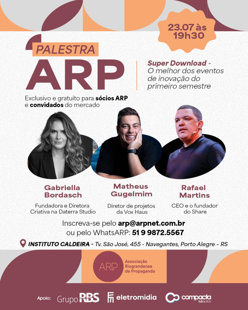 Super Download: ARP apresenta insights dos melhores eventos de inovação do primeiro semestre