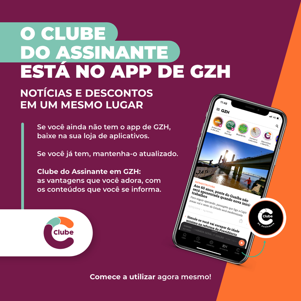 Associado(a), confira as novidades disponíveis no Clube do Assinante e GZH