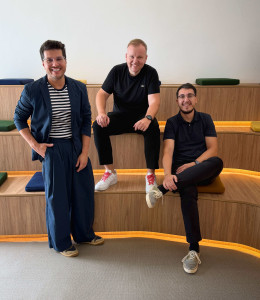 Dudu Rodrigues, Lucas Feltes e Felipe Andrade