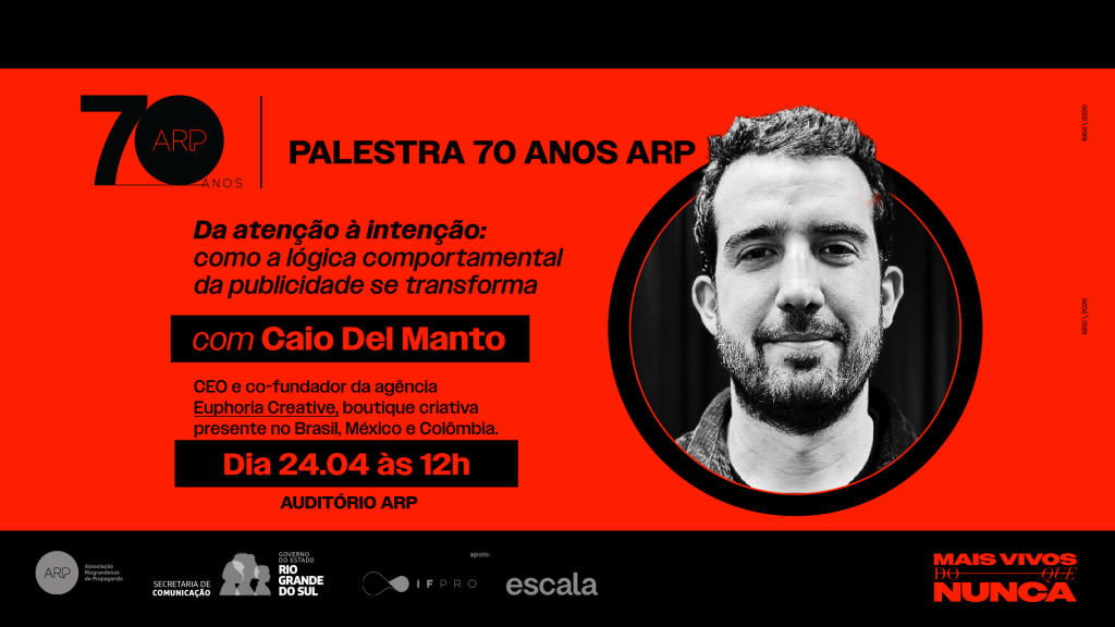 ARP lança campanha de 70 anos com palestra de Caio Del Manto