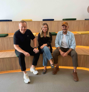 Lucas Feltes, Mariane Fernandes e Bruno Luiz