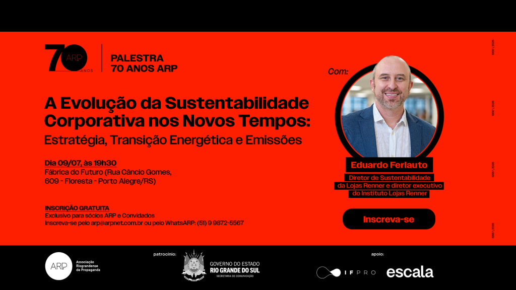 ARP recebe diretor da Renner para palestra sobre sustentabilidade nos negócios