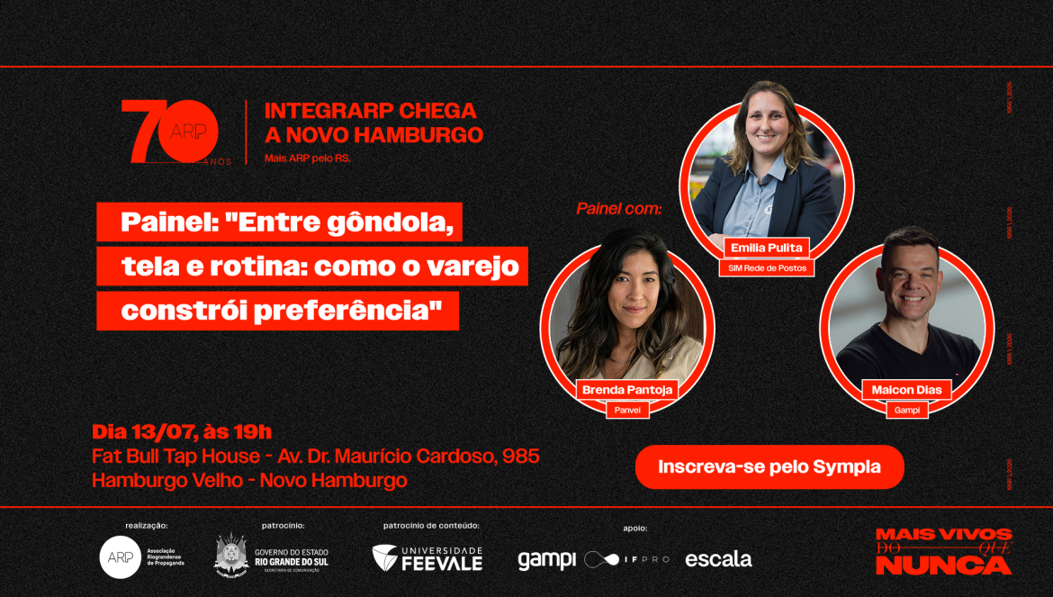 IntegrARP desembarca em Novo Hamburgo com painel  sobre varejo e marcas